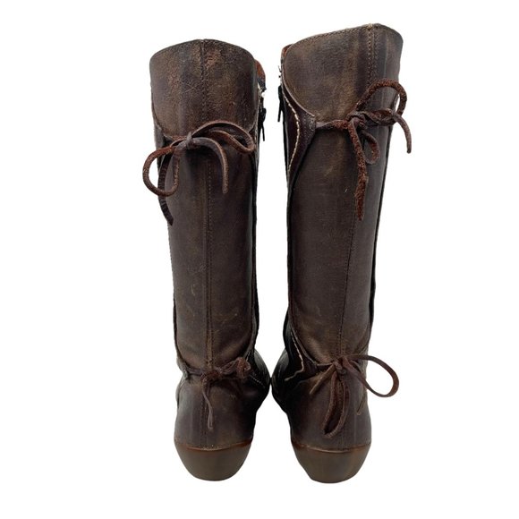 El Naturalista Elfos Spainish Leather Mid Calf Pointed Toe Zip Boots - Size 9.5 - Picture 8 of 12